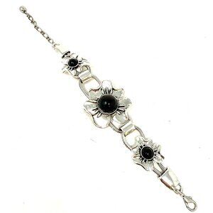 😍Hot Trend Alert! BOHO GLAM BlkFloral  Bracelet